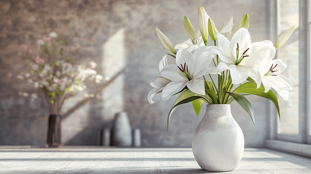 Exploring the Feng Shui Benefits of White Lilies in Home Decor